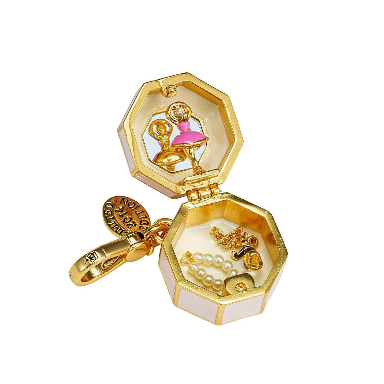 甜美复古珐琅彩釉立体镶钻粉色可打开芭蕾女孩八音盒吊坠项链挂件,饰品/流行首饰/时尚饰品新,项坠/吊坠,淘宝优惠券,粉丝福利购,淘宝优惠卷