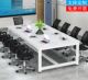 长方形会议桌简易商务会客桌椅工作台商业会议室室内简约大气影楼