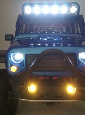 OneLine-KM2 Traction Hobby KM2 TH2 1:8攀爬联动灯组 模型车灯