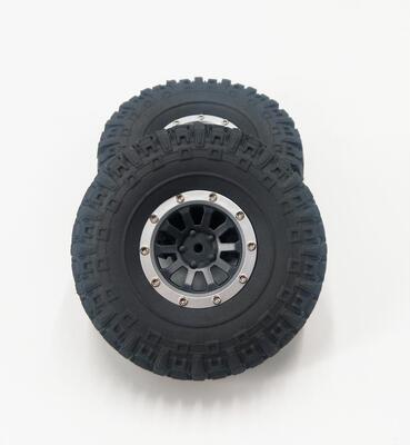 YK4102PRO易控模型 1/10攀爬 配件 原厂 轮胎组 13191