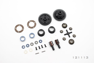 SNRC 121113 配件 1/10 差速器组件-金属齿    3.6槽 S2杯