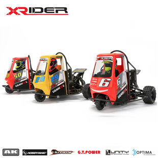 火鸟嘟嘟 X-Rider 1/8 Piaggio Ape 漂移三轮车 三蹦子 RTR到手玩