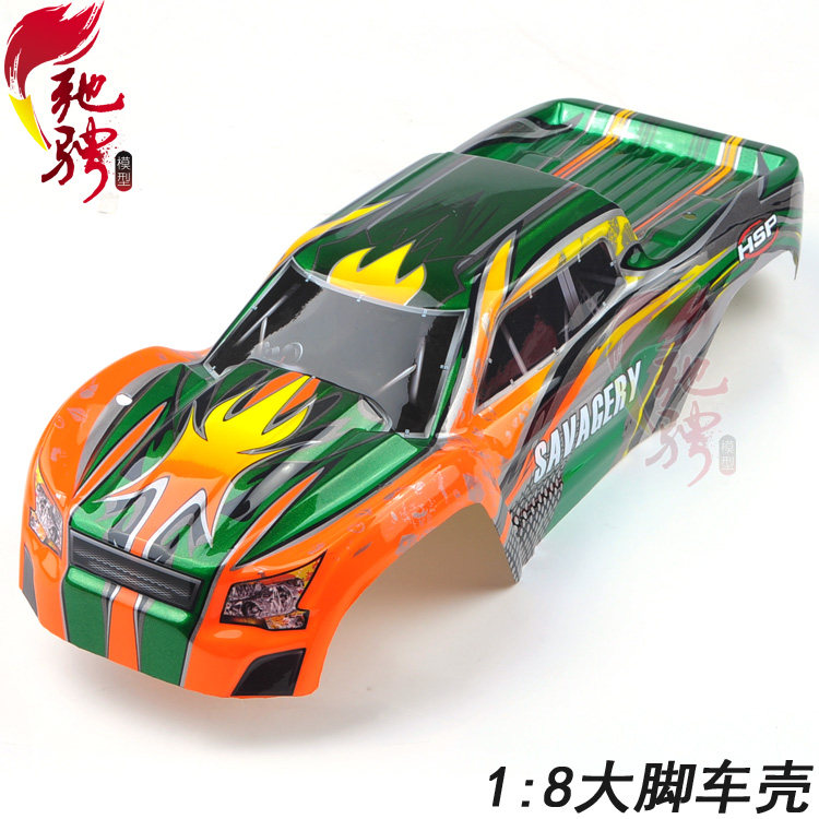 1/8车模配件车壳 HSP 94972 94762 禾宝MT 暴君大脚车壳 模型车壳
