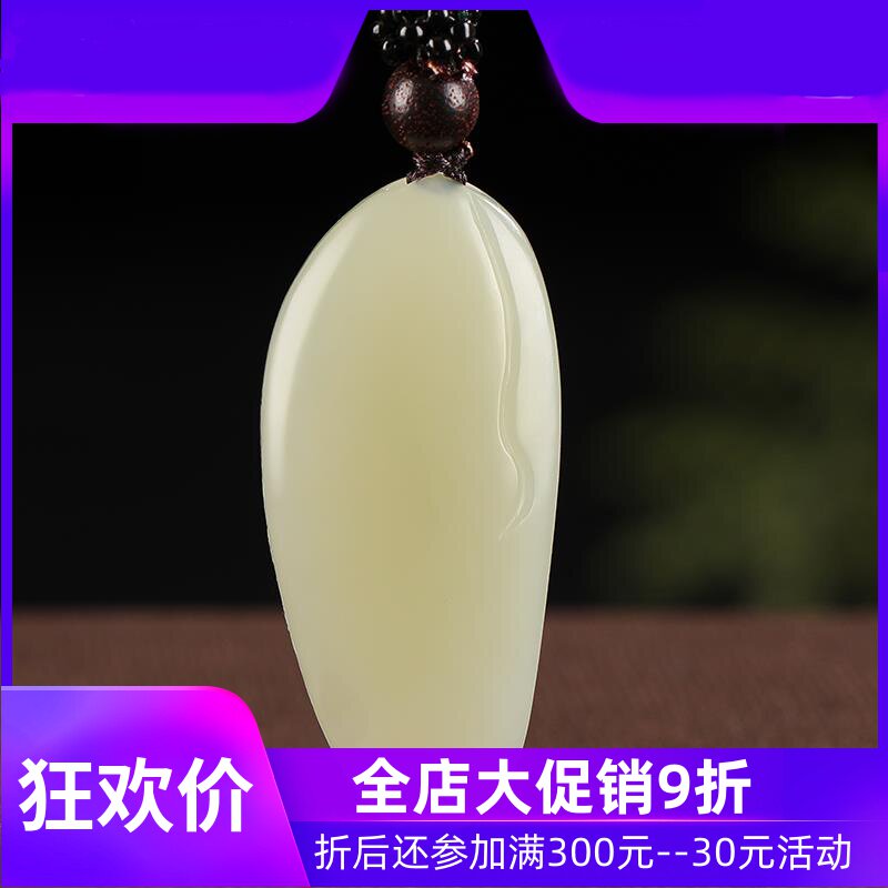 和田玉佛吊坠女弥勒佛像包衣佛公项链挂件玉佩玉石玉坠礼物mzr