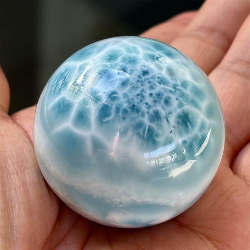 天然水晶多米尼海纹石大球43mm龟背满纹针钠钙石拉利玛无优化速,饰品/流行首饰/时尚饰品新,奇石,淘宝优惠券,粉丝福利购,淘宝优惠卷