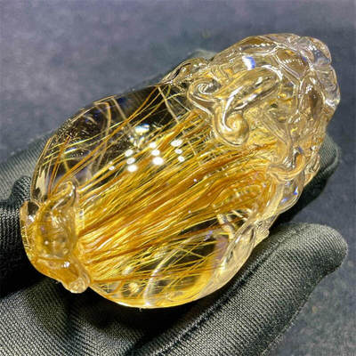 天然铜发晶摆件67.5/43.6/32.3mm巴西钛晶板钛猫眼原矿顺发水晶邮