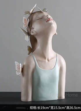 花仙子蝴蝶仙子小天使卡通小女孩人物雕塑电视柜摆件