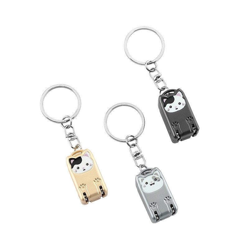 折叠指甲钳卡通剪钥匙扣