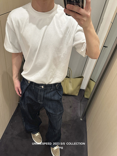 uniike油腻客2/17 美式小领口350g纯色重磅短袖T  本期内搭都是它