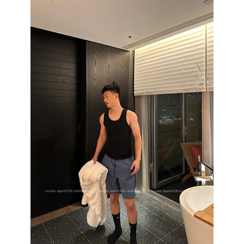 夏季纯棉螺纹男士背心4色百搭