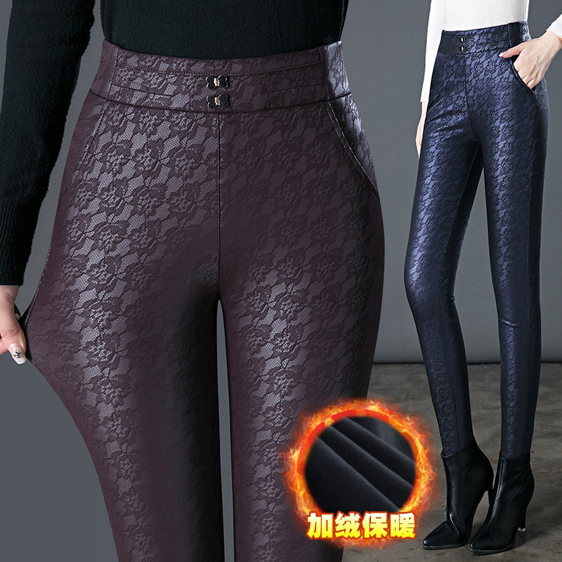 纤衣诺长裤冬季中年女裤打底裤