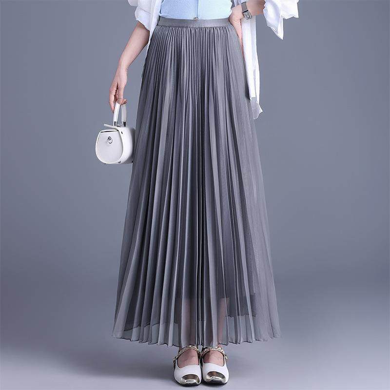 加密网纱裙子两面穿长款爆款半身裙高妹甜美日常2026春季新款纱裙