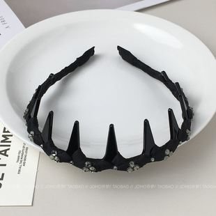 发捆压发齿梳头箍轻奢发窟 发卡高级感洋气时尚 发箍女2025新款 女款