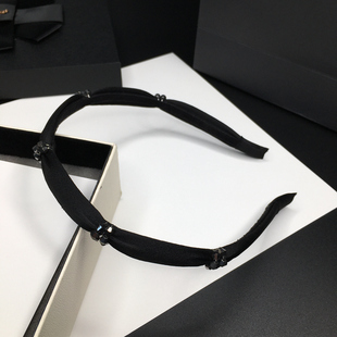 带钻水钻水晶钻发卡简约气质压发头箍外出百搭大人发饰女 发箍细款