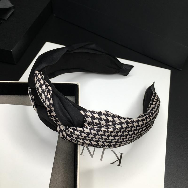 编织结发箍撞色复古麻花发卡发饰