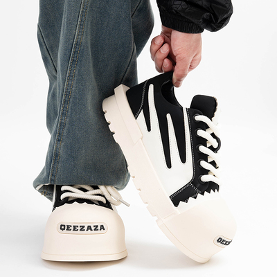 小众米奇丑萌大头鞋男情侣百搭板鞋潮牌设计厚底增高面包蛋壳鞋女