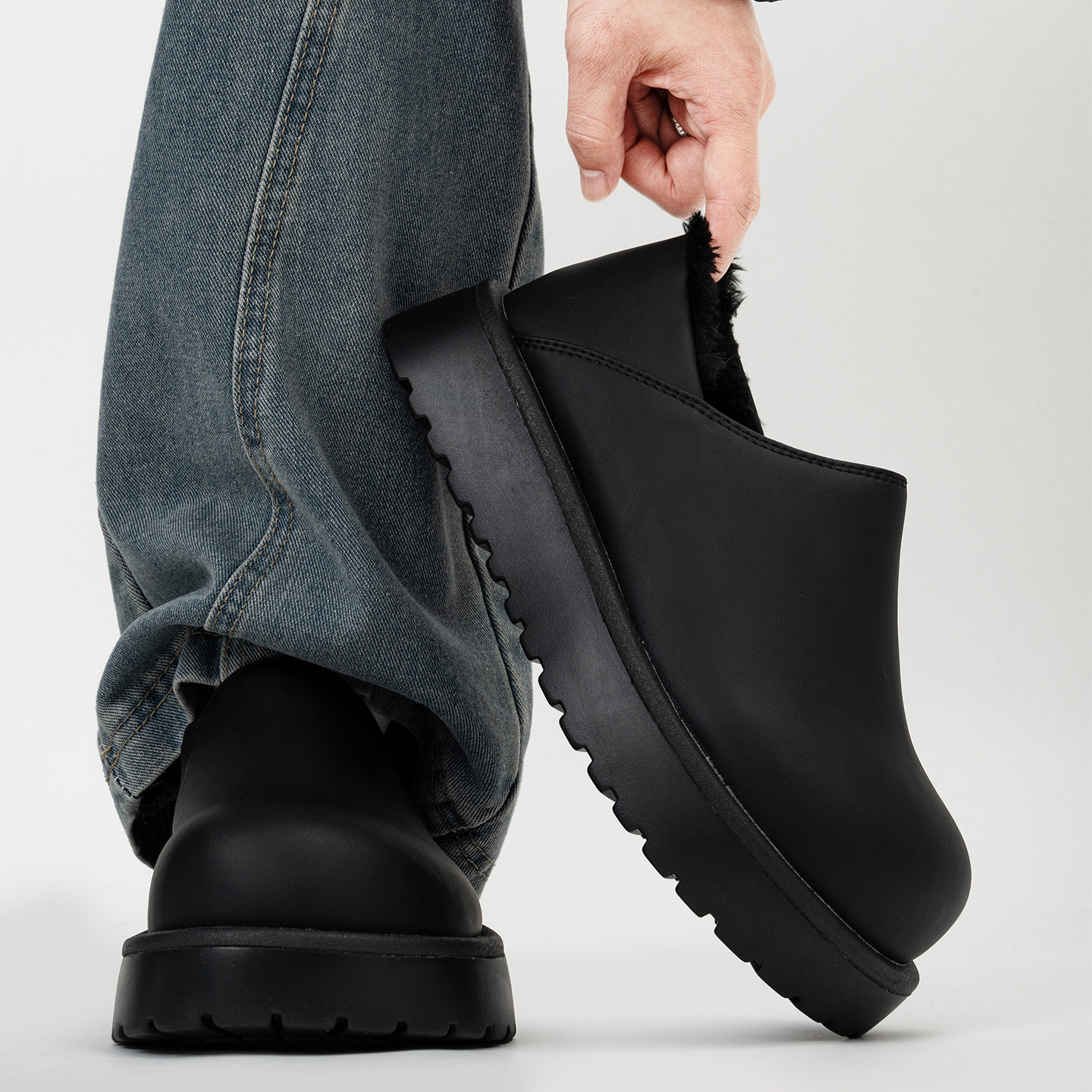 黑武士厚底乐福鞋男冬季加绒保暖东北棉鞋小土豆勃肯大头雪地靴女,流行男鞋,乐福鞋（豆豆鞋）,淘宝优惠券,粉丝福利购,淘宝优惠卷