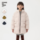 新款 蓬马大童羽绒服连帽小裙摆拼接25冬装 女儿童pomme terre