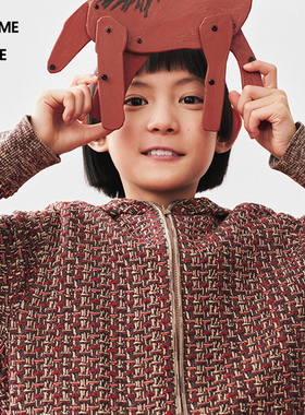 [新款]蓬马大童毛衣开衫套头棉质26春装男女儿童pomme de terre