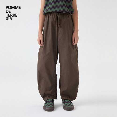 pomme蓬马裤子休闲宽松长裤