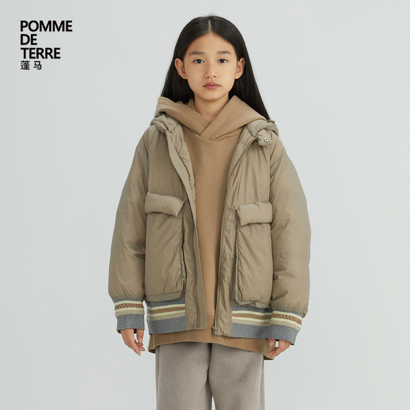 pomme羽绒服长款江南布衣大童