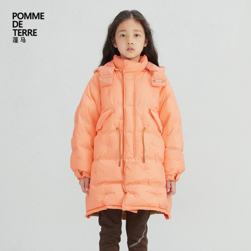 pomme羽绒服长款江南布衣大童