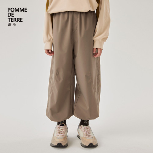 宽松休闲直筒裤2pomme蓬马