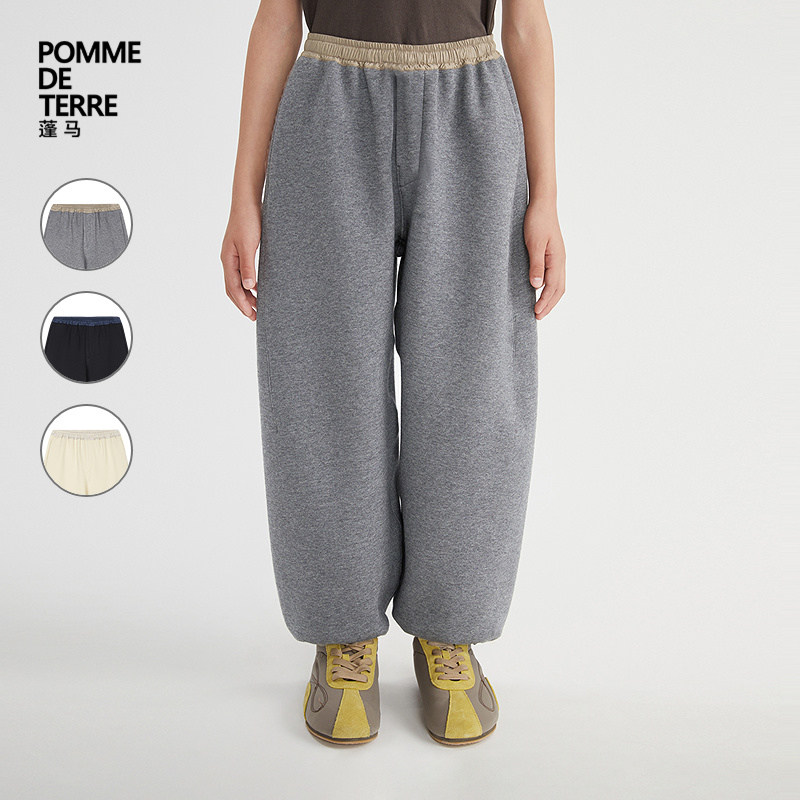 [运动系列]蓬马大童裤子棉涤空气层26春装男女儿童pomme de terre,童装/婴儿装/亲子装,儿童运动裤,淘宝优惠券,粉丝福利购,淘宝优惠卷