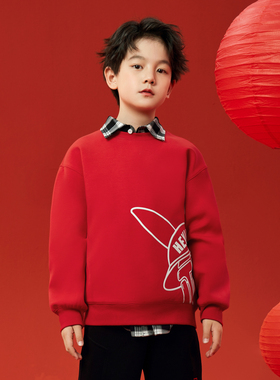 男生女生男大童圆领卫衣NJNCJ13003A