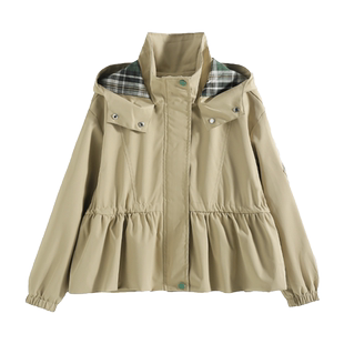 男生女生童装女童外套春秋款2024新款中大童秋季连帽衣服儿童秋装