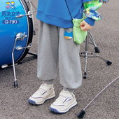 男童运动裤 男孩裤 春秋款 儿童洋气休闲卫裤 子 2024新款 男生女生童装