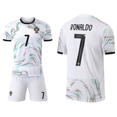 C罗短袖 葡萄牙国家队7号球迷版 26新款 比赛队服 主客场球衣套装