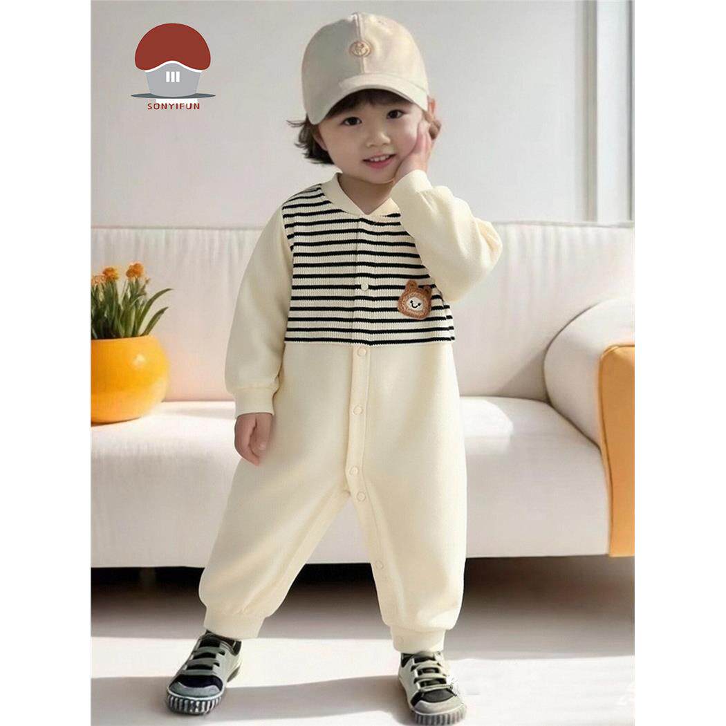婴儿衣服春秋装连体衣绅