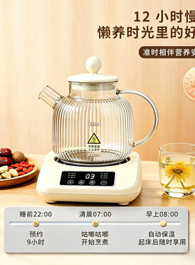 全玻璃养生壶炖煮一体202