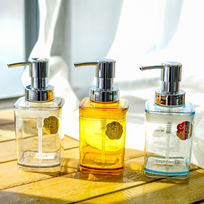 日本asvel轻奢起泡瓶 泡沫起泡器按压式洗面奶沐浴露乳液分装瓶