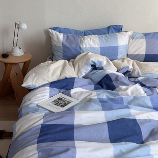 格林兰岛与极光┃秋冬加厚60支全棉轻磨毛四件套 中性风冬季床品