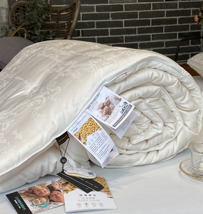 手机实拍 薄被芯单双人 高档轻奢60S莫代尔提花大豆纤维春秋被夏季