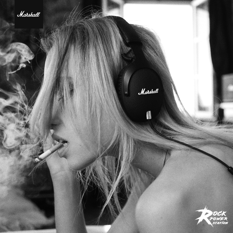 马歇尔 MARSHALL MONITOR 摇滚复古手机线控头戴HiFi监听耳机维修