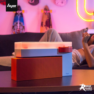 黑胶唱片机便携蓝牙音箱 DUO 智能语音控制潮流酷玩 HYM 嘿哟音乐