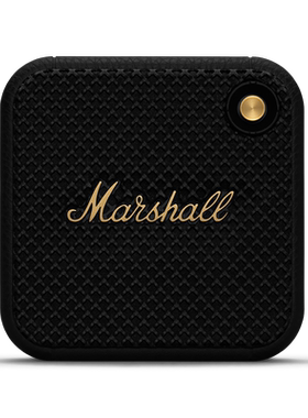 马歇尔 MARSHALL WILLEN II充电便携蓝牙音箱 防水带麦克风可通话