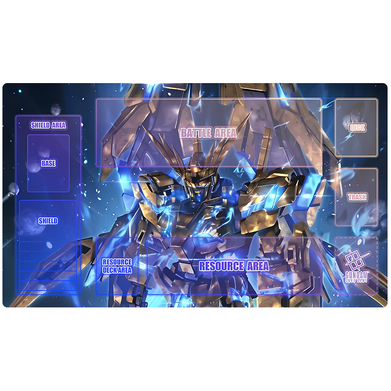 高达卡牌垫gcg卡垫单人对战垫tcg橡胶游戏牌垫对战垫定制桌游对决