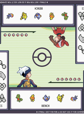 精灵宝可梦对战垫卡牌垫像素PTCG卡垫战斗盘双人桌游阵盘桌垫定制