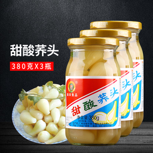 如丰甜酸荞头380g 茭头爽口解腻酸甜开胃餐前小菜晶藠头