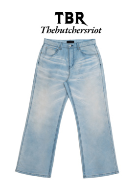 TBR 高端线 鼹鼠法工王丝光奶油蓝elegant版型法工裤
