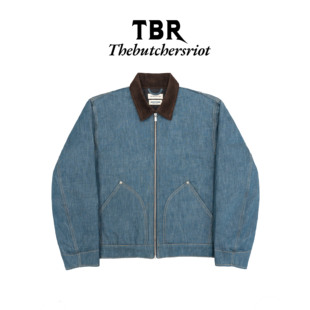 TBR 型夹克 高端线湖水绿冈山LP同源薄棉夹克短宽版