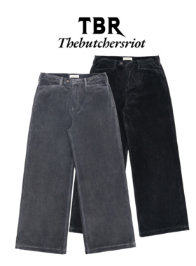 TBR 水洗定织双色灯芯绒baggy版型牛仔裤