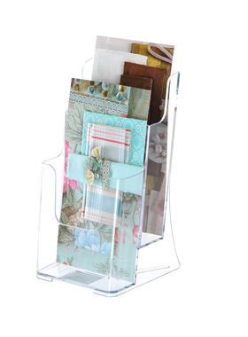 迪多1/3A4双层目录架报刊展示架资料宣传架办公用品遥控器架77862