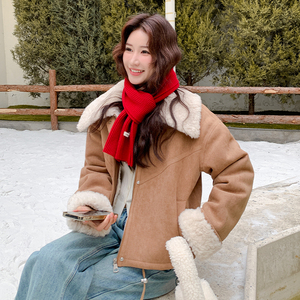 【现货】新款卡其色皮毛一体102-938-P200-K298图片