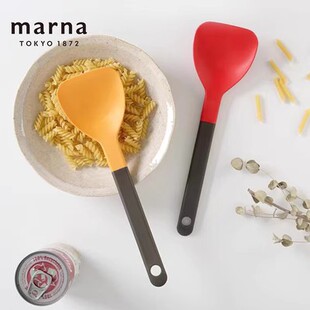 日本Marna不沾锅专用硅胶铲耐高温锅铲炒菜铲子家用烹饪铲 不伤锅