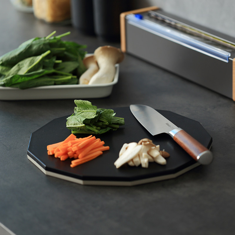 圆形菜板Ideaco日本进口抗菌除味砧板加银离子防霉切菜板水果案板